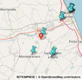 Mappa Strada Mostrapiedi II, 63811 Zona Industriale Brancadoro FM, Italia (5.7425)