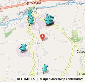 Mappa Strada Mostrapiedi II, 63811 Zona Industriale Brancadoro FM, Italia (0.93769)