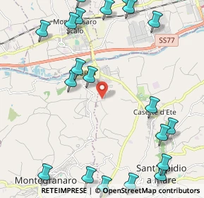 Mappa Strada Mostrapiedi II, 63811 Zona Industriale Brancadoro FM, Italia (3.0465)