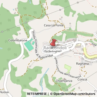 Mappa Via Cesare Battisti, 33, 53030 Radicondoli, Siena (Toscana)