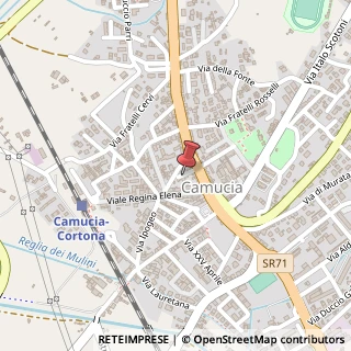 Mappa Via Roselli, 17, 52044 Camucia AR, Italia, 52044 Cortona, Arezzo (Toscana)