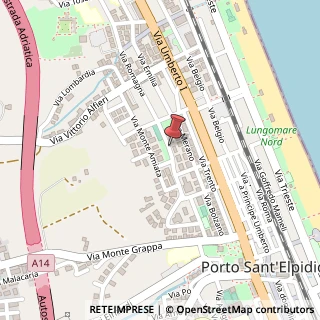 Mappa Via Monte Cervino, 7, 63821 Porto Sant'Elpidio, Fermo (Marche)