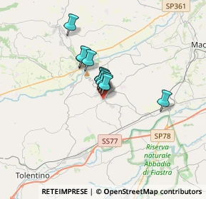 Mappa Via Cardarelli, 62010 Pollenza MC, Italia (2.03)