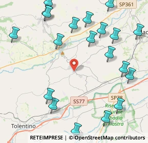Mappa Via Cardarelli, 62010 Pollenza MC, Italia (5.647)