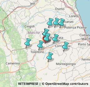 Mappa Via Cardarelli, 62010 Pollenza MC, Italia (8.56583)