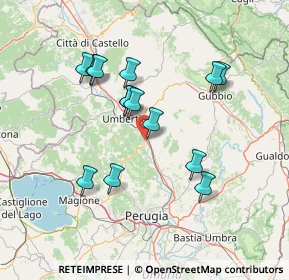 Mappa Via del Commercio, 06019 Pierantonio PG, Italia (13.36429)