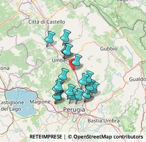 Mappa Via del Commercio, 06019 Pierantonio PG, Italia (11.597)