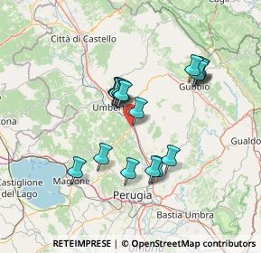 Mappa Via del Commercio, 06019 Pierantonio PG, Italia (12.43667)