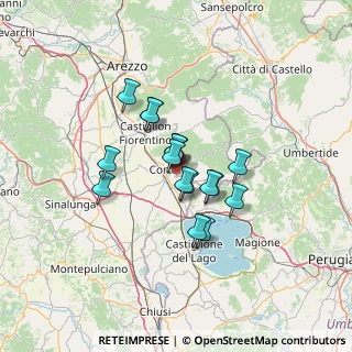 Mappa Località Campaccio, 52044 Cortona AR, Italia (9.48941)