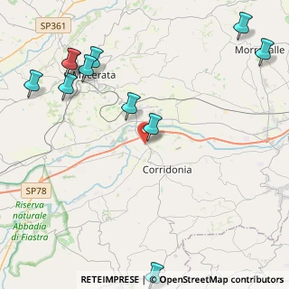 Mappa Via Bramante, 62014 Zona Industriale MC, Italia (5.91091)