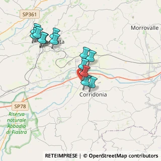 Mappa Via Bramante, 62014 Zona Industriale MC, Italia (3.75077)