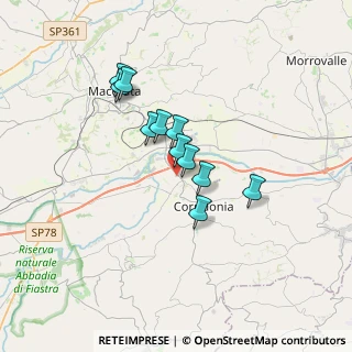 Mappa Via Bramante, 62014 Zona Industriale MC, Italia (2.63818)