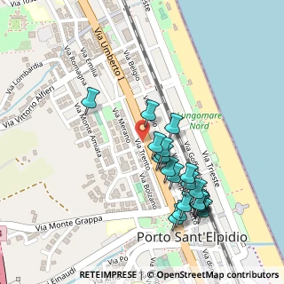Mappa Via Gran Sasso, 63821 Porto Sant'Elpidio FM, Italia (0.2505)