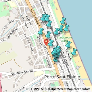 Mappa Via Trento, 63821 Porto Sant'Elpidio FM, Italia (0.207)
