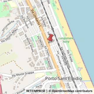 Mappa Via Umberto I, 682, 63821 Porto Sant'Elpidio, Fermo (Marche)