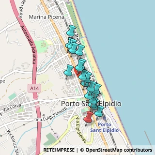 Mappa Via Trento, 63821 Porto Sant'Elpidio FM, Italia (0.351)