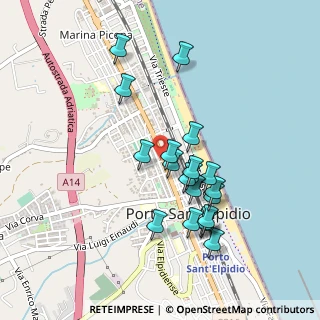 Mappa Via Gran Sasso, 63821 Porto Sant'Elpidio FM, Italia (0.4395)