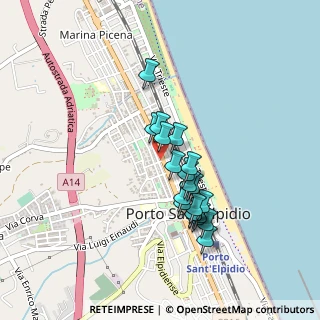 Mappa Via Trento, 63821 Porto Sant'Elpidio FM, Italia (0.376)