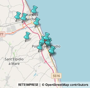 Mappa Via Trento, 63821 Porto Sant'Elpidio FM, Italia (2.78167)