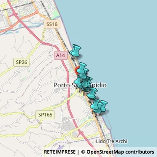 Mappa Via Gran Sasso, 63821 Porto Sant'Elpidio FM, Italia (1.13467)