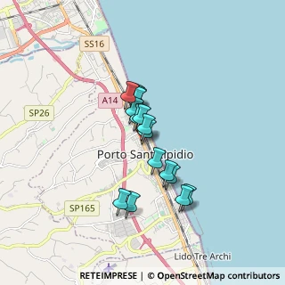 Mappa Via Trento, 63821 Porto Sant'Elpidio FM, Italia (1.24625)