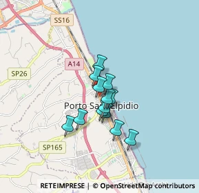 Mappa Via Gran Sasso, 63821 Porto Sant'Elpidio FM, Italia (1.08308)