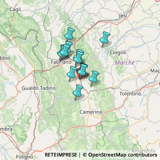 Mappa Via F. Nuzi, 62024 Matelica MC, Italia (8.34)