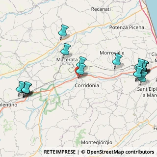 Mappa Via delle Arti, 62014 Zona Industriale MC, Italia (11.4645)