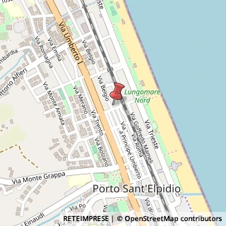 Mappa Via Principe Umberto, 126, 63821 Porto Sant'Elpidio, Fermo (Marche)