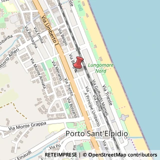Mappa Via Principe Umberto, 139, 63821 Porto Sant'Elpidio, Fermo (Marche)