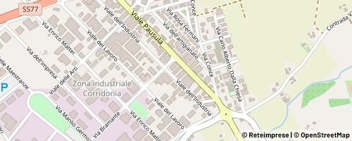 Mappa Corridonia