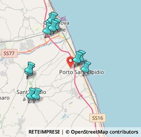 Mappa Via Fonteserpe, 63821 Porto Sant'Elpidio FM, Italia (4.06333)