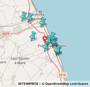 Mappa Via Fonteserpe, 63821 Porto Sant'Elpidio FM, Italia (2.52091)
