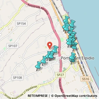 Mappa Via Fonteserpe, 63821 Porto Sant'Elpidio FM, Italia (0.927)
