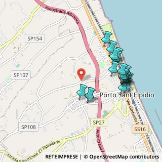Mappa Via Fonteserpe, 63821 Porto Sant'Elpidio FM, Italia (1.023)