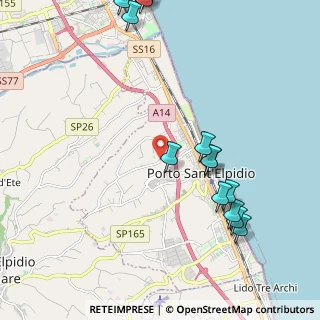 Mappa Via Fonteserpe, 63821 Porto Sant'Elpidio FM, Italia (2.796)