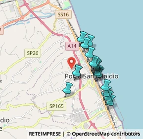 Mappa Via Fonteserpe, 63821 Porto Sant'Elpidio FM, Italia (1.5165)