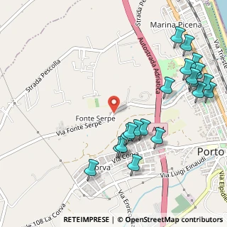 Mappa Via Fonteserpe, 63821 Porto Sant'Elpidio FM, Italia (0.6515)