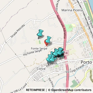 Mappa Via Fonteserpe, 63821 Porto Sant'Elpidio FM, Italia (0.35909)
