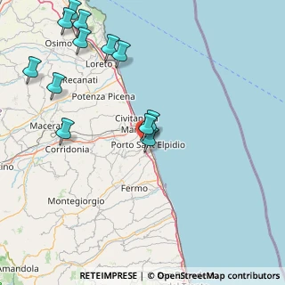 Mappa Via Fonteserpe, 63821 Porto Sant'Elpidio FM, Italia (20.71833)