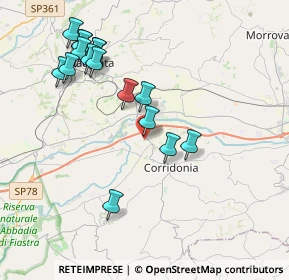 Mappa Via del lavoro, 62010 Zona Industriale MC, Italia (4.18938)