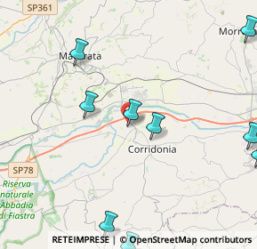 Mappa Via del lavoro, 62010 Zona Industriale MC, Italia (6.18545)