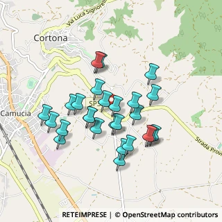 Mappa Località Campaccio, 52044 Cortona AR, Italia (0.80385)