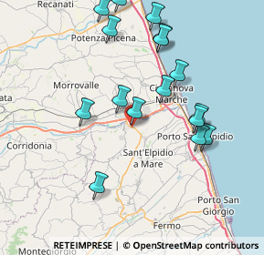 Mappa Strada Brancadoro scn, 63811 Zona Industriale Brancadoro FM, Italia (8.25875)