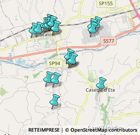 Mappa Strada Brancadoro scn, 63811 Zona Industriale Brancadoro FM, Italia (1.9815)