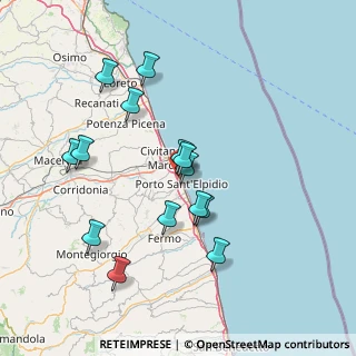 Mappa Via Calabria, 63821 Porto Sant'Elpidio FM, Italia (14.705)