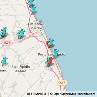 Mappa Via Umbria, 63018 Porto Sant'Elpidio FM, Italia (5.91417)