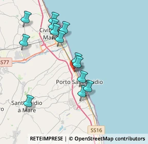 Mappa Via Calabria, 63821 Porto Sant'Elpidio FM, Italia (3.84308)