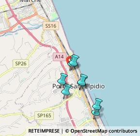 Mappa Via Calabria, 63821 Porto Sant'Elpidio FM, Italia (2.32455)