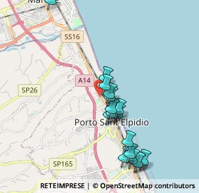 Mappa Via Calabria, 63821 Porto Sant'Elpidio FM, Italia (1.95471)